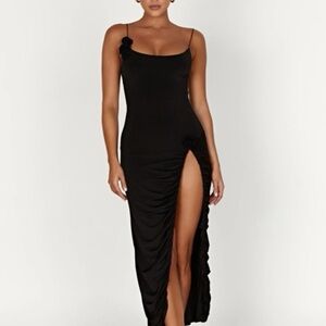 Meshki Black Nevaeh Maxi dress